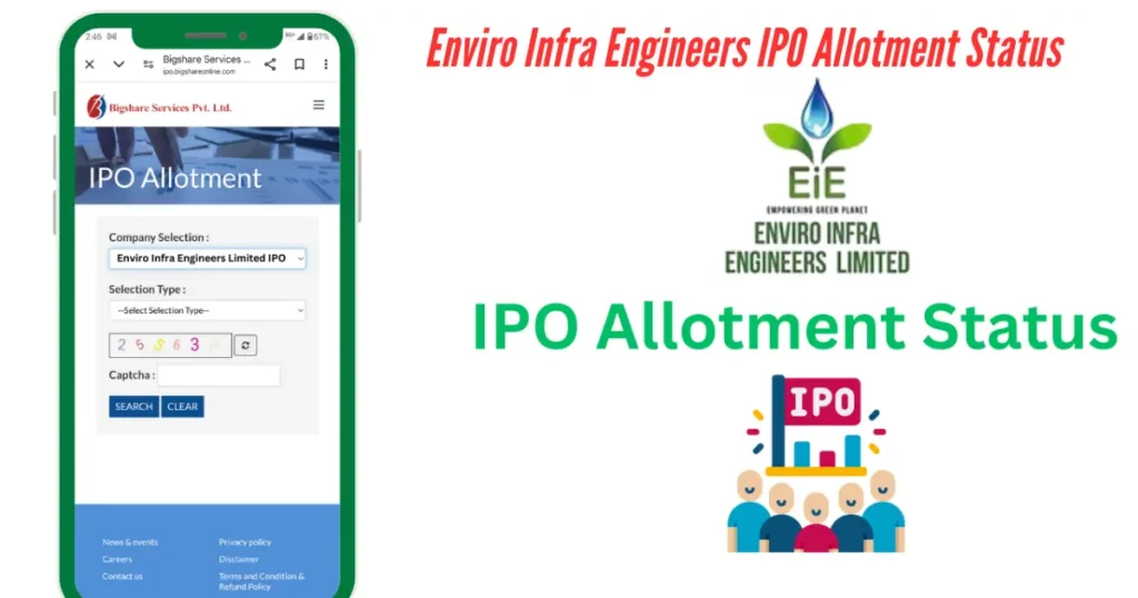 Enviro Infra Engineers IPO Allotment Status